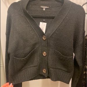DYNAMITE! Black Cardigan With 2 Front Pockets (XS)